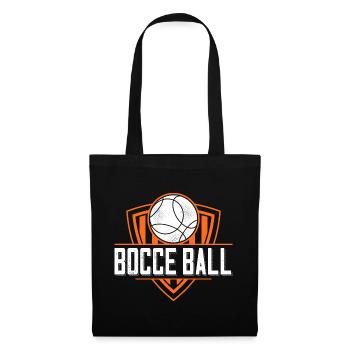 Bocce Spruch Bocce Ball mit Jack Bocci Game Bocce - Stoffbeutel - Schwarz - Vorne