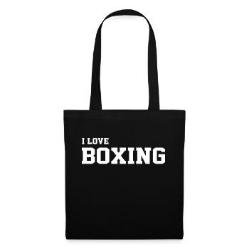 je peux pas j'ai BOXE BEST-SELLER🌟🌟 - Sac en tissu - noir - Devant