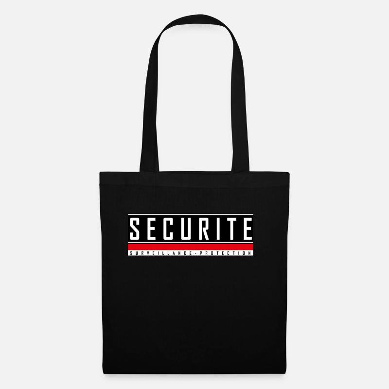Flap Private Security - Stoffbeutel - Schwarz