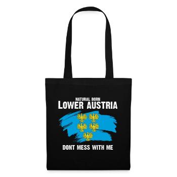 natural born lower austria echter Niederösterreich - Tote Bag - black - Front