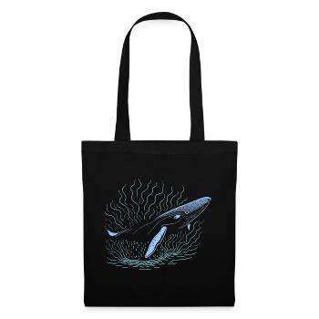 Big whale - Tote Bag - black - Front