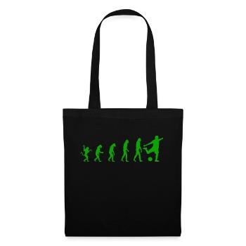 Fussball Evolution Sport - Stoffbeutel - Schwarz - Vorne