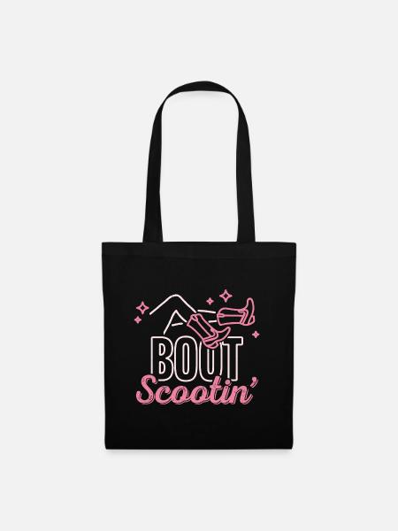 Boot Scootin - Stoffbeutel - Schwarz