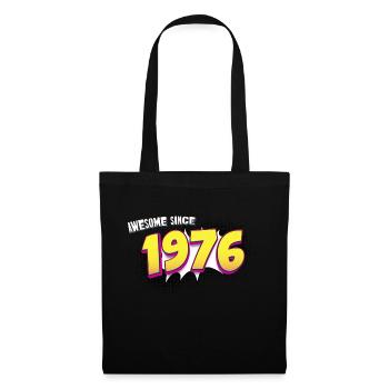 Rétro 47e anniversaire dans le Style de bande dessinée Pop Art - Sac en tissu - noir - Devant