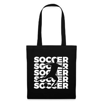 Fußballer - Stoffbeutel - Schwarz - Vorne