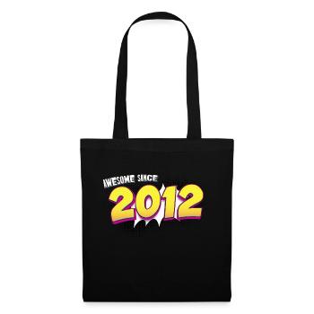 Rétro 11e anniversaire dans le Style de bande dessinée Pop Art - Sac en tissu - noir - Devant