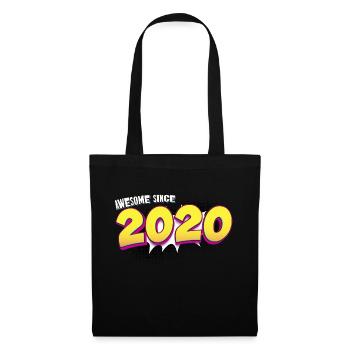3ème anniversaire rétro dans le style Pop Art Comic Book - Sac en tissu - noir - Devant