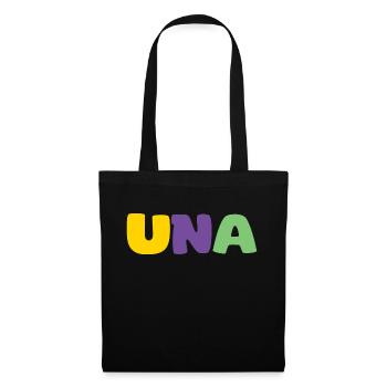 Name - Una - Tote Bag - black - Front