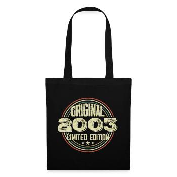 2003 Birthday celebrations, a legendary vintage - Tote Bag - black - Front