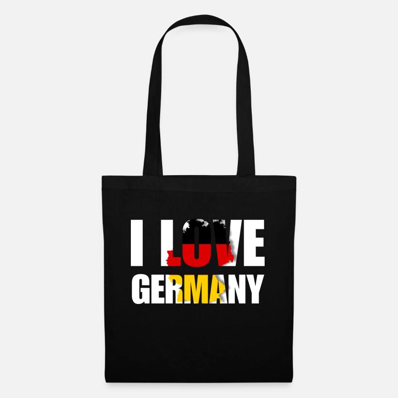 i love Germany - Stoffbeutel - Schwarz