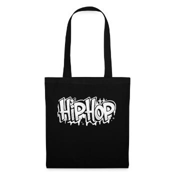 Hip hop - Sac en tissu - noir - Devant