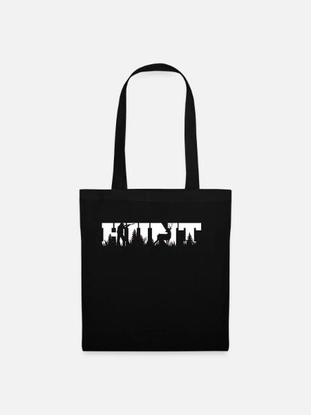 Jäger - Natur-Geschenkidee - Stoffbeutel - Schwarz