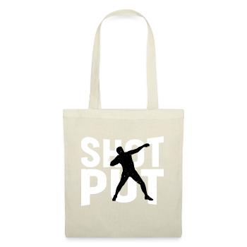 Lancer du poids 2 - Sac en tissu - nature - Devant