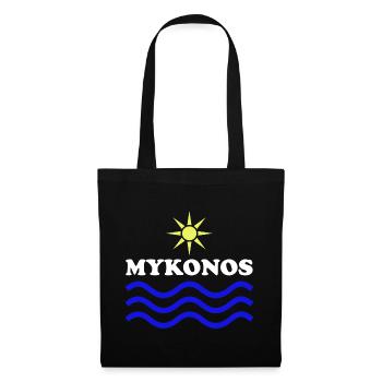 MYKONOS-GREECE Sun Water - Tote Bag - black - Front