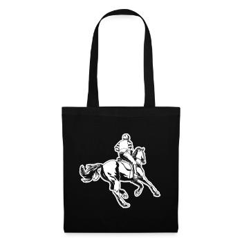 Cavalier - Sac en tissu - noir - Devant
