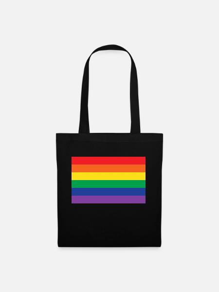 Pride Flag Variants - Stoffbeutel - Schwarz