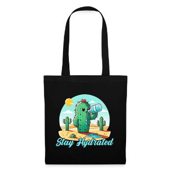 Cactus Stay Hydrated - Tote Bag - black - Front