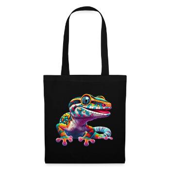 Gecko - Sac en tissu - noir - Devant