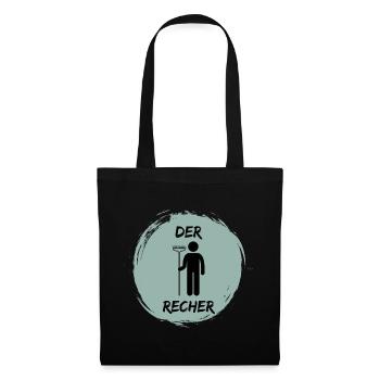 DerRecher - Stoffbeutel - Schwarz - Vorne