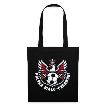 Football polonais - Sac en tissu - noir - Devant