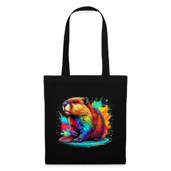 Beaver - Tote Bag - black - Front