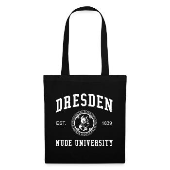 Université nue de Dresde Uni Hochschule Universität - Sac en tissu - noir - Devant