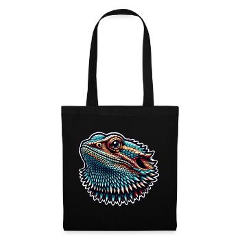 Bartagame Bartagamen Bearded Dragon - Tote Bag - black - Front
