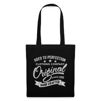 Original 2005 Vintage Rétro 2005 Anniversaire 2005 - Sac en tissu - noir - Devant