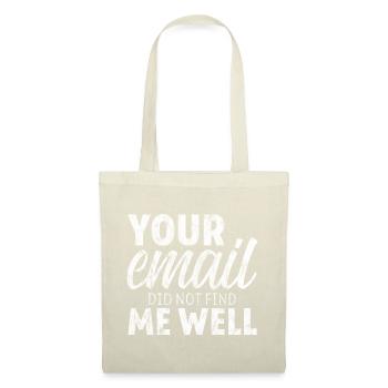 Votre e-mail ne m’a pas trouvé bien 7 - Sac en tissu - nature - Devant
