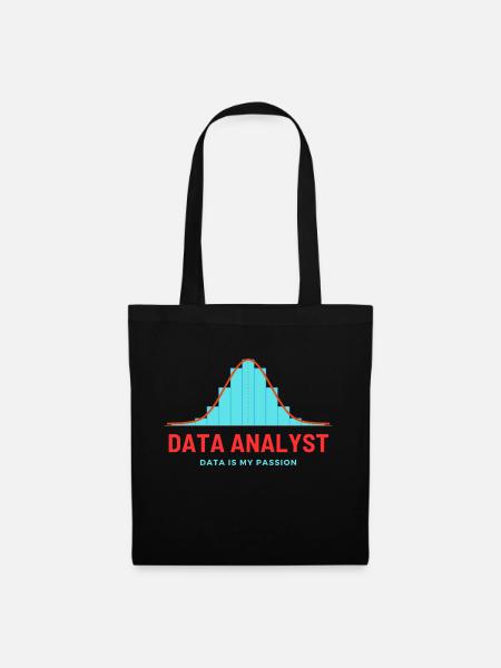 Data Analyst Power BI Query SQL API Engineer AI - Tote Bag - black