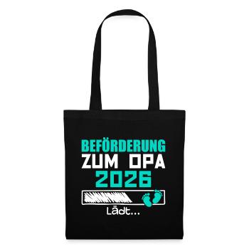 Promotion to Grandpa 2026 - Tote Bag - black - Front