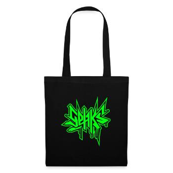 SEHKS VERT - Sac en tissu - noir - Devant