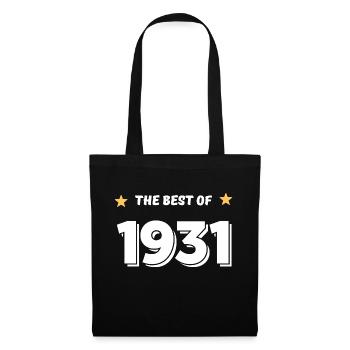 Das Beste von 1931 - Stoffbeutel - Schwarz - Vorne