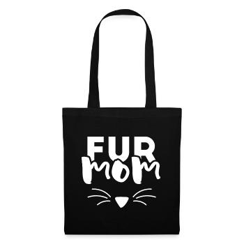 Fur Mom Cat Lover - Tote Bag - black - Front