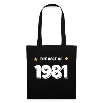 Best of 1981 - Sac en tissu - noir - Devant