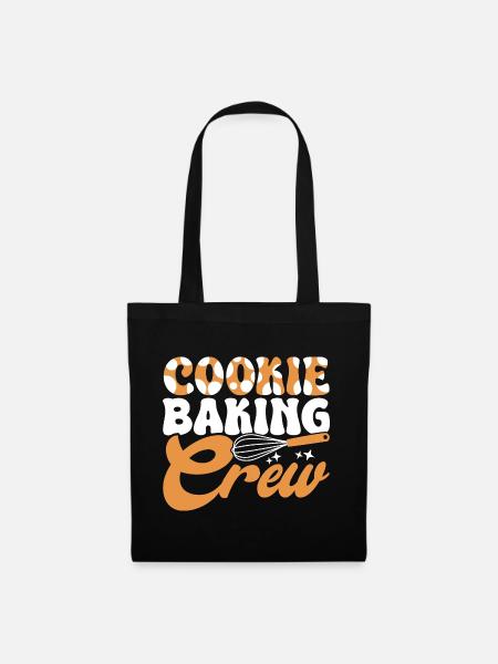 Backen Bäcker Bäckerei - Stoffbeutel - Schwarz