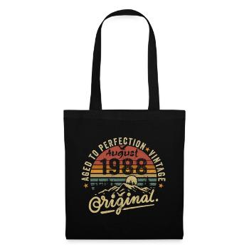 Birthday 1988 Vintage August 1988 Gift 1988 - Tote Bag - black - Front