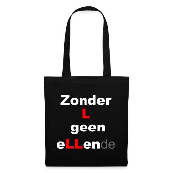 Abstract Geometric Art Pattern Print - Tote Bag - black - Front