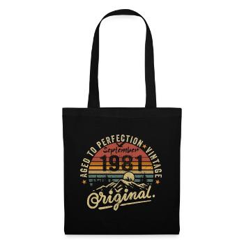 september 1981 anniversary september 1981 september - Tote Bag - black - Front