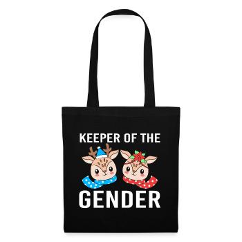 Gardien de la révélation du genre - Sac en tissu - noir - Devant