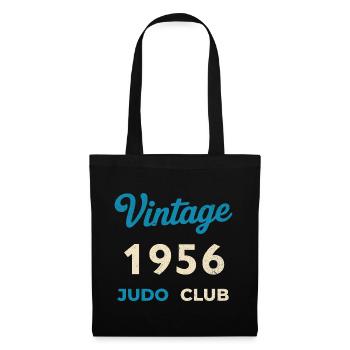 Cadeau vintage de l’année de naissance rétro du Judo Club 1956 - Sac en tissu - noir - Devant