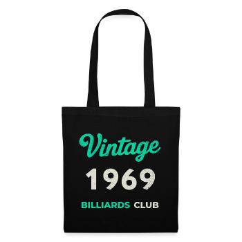 Vintage 1969 – Billiards Club Retro Birth Year - Tote Bag - black - Front