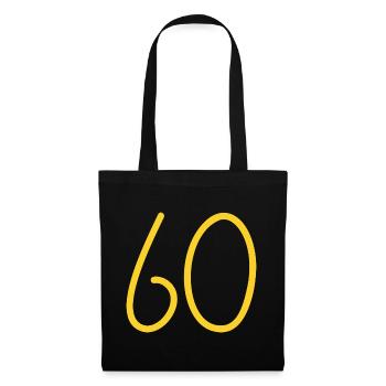 60 - Sac en tissu - noir - Devant