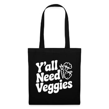 Vous avez besoin de légumes - Sac en tissu - noir - Devant