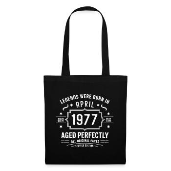 April 1977 - Tote Bag - black - Front