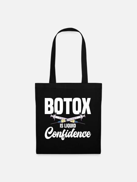 Kosmetische Pfleger-Botox ist flüssiges Vertrauen - Stoffbeutel - Schwarz