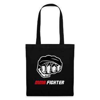 Combat de combat de combattant MMA à la poing - Sac en tissu - noir - Devant