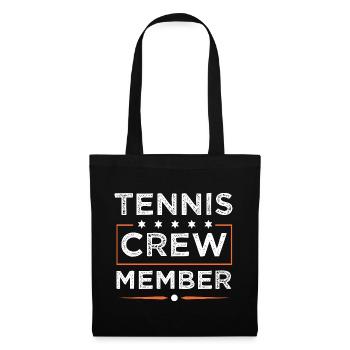 Équipe de tennis - Sac en tissu - noir - Devant