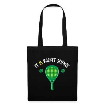 It_Is_Racket_Science - Sac en tissu - noir - Devant