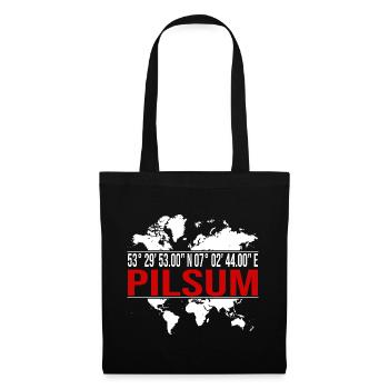 Pilsum - Stoffbeutel - Schwarz - Vorne